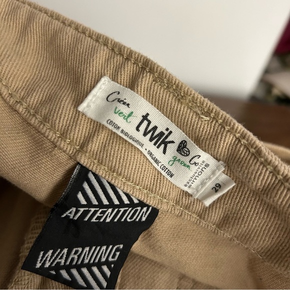 Twik Tan Cargo Pants 29x29 - Picture 4 of 9